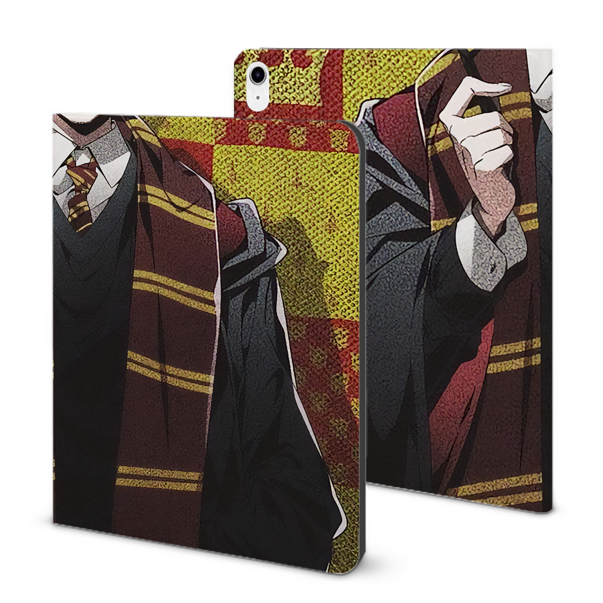 （画像用） Harry Potter ハリー・ポッターシリーズ IPad ケース ブック型 PUレザー TPU 耐衝撃 軽量 薄型 ペン収納なし 全面保護 IPad 各モデル対応